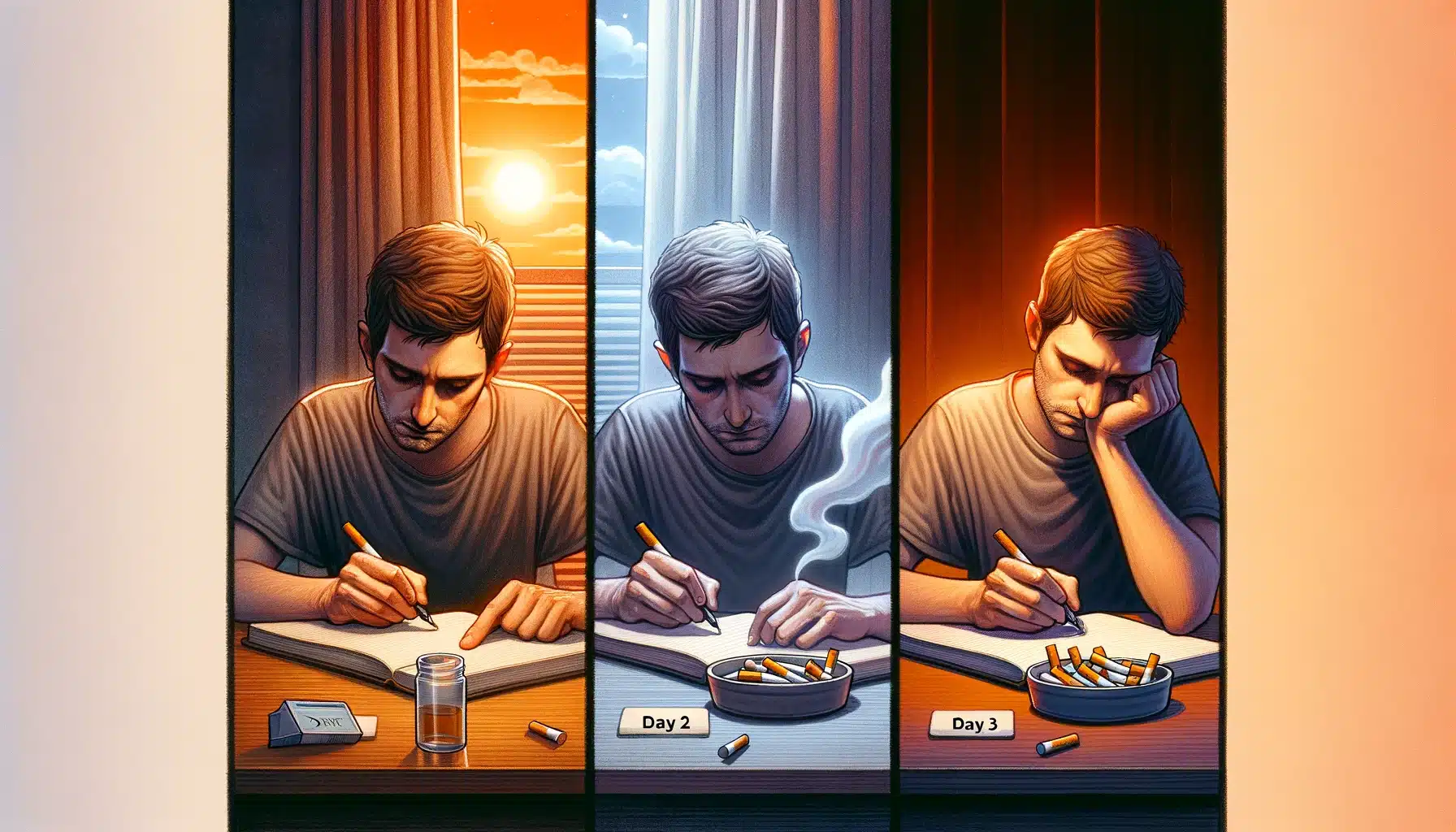 Drei Tage Nichtrauchen und ein Blick in mein inneres ich.