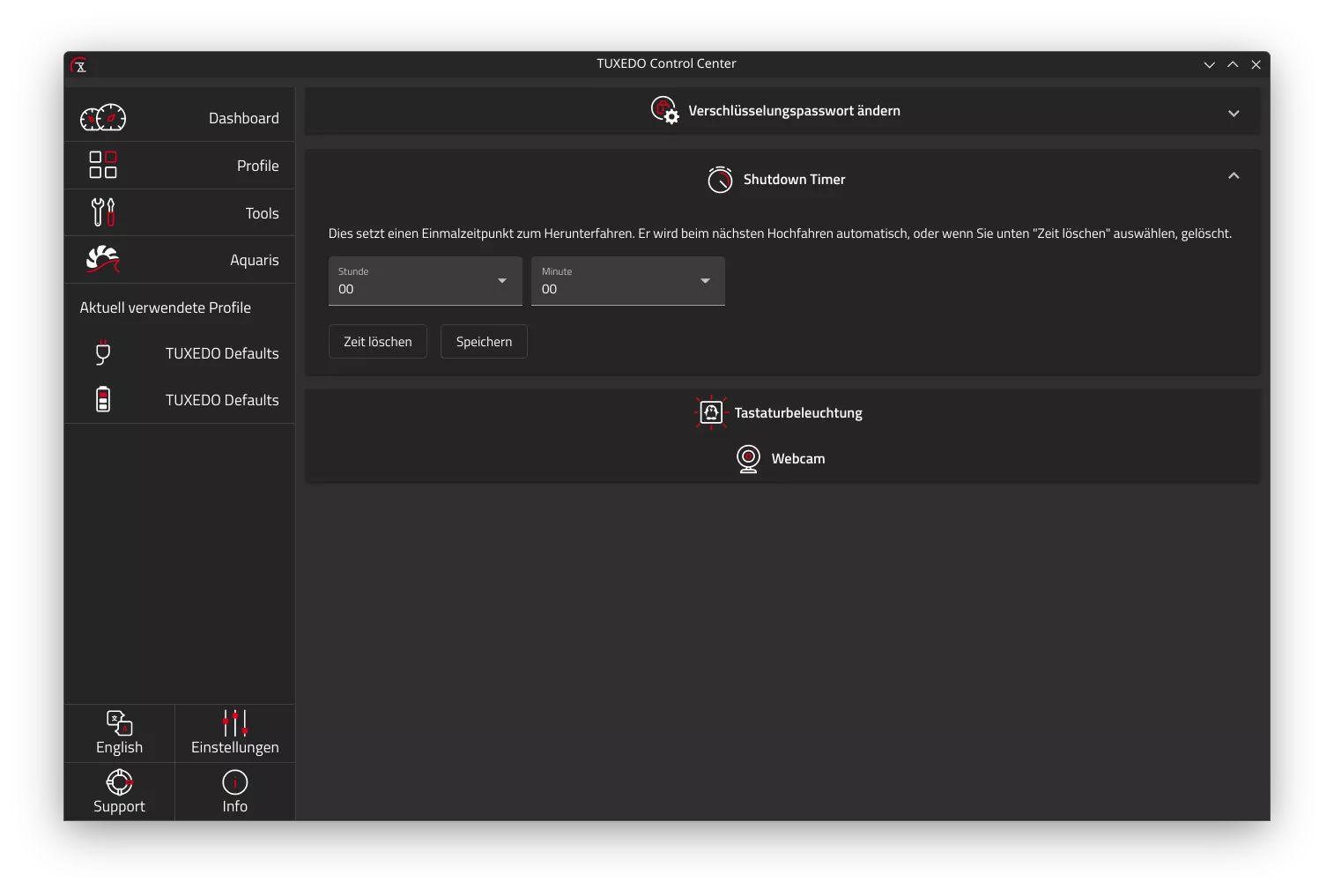 System-Einstellungen